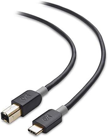 Cable Matters USB C Printer Cable 3.3 ft (USB C to USB B Cable, USB B to USB C Cable) Compatible with Printer, MIDI Controller, MIDI Keyboard and More in Black - 3.3 Feet