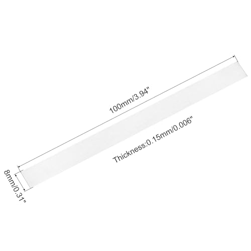 Image of MECCANIXITY Nickel-Plated Steel Strip 0.15mm x 8mm x 100mm Battery Soldering Tab Nickel Solder Tab for Battery Pack and Spot Welding 20 Pcs