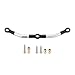 INJORA Stainless Steel Steering Link for 1/18 RC Crawler TRX4M Upgrade