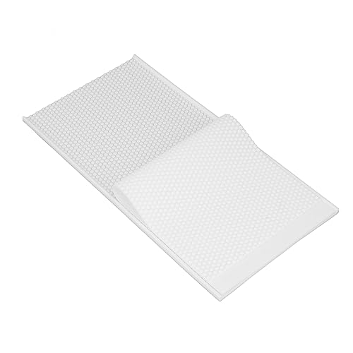 Beeswax Foundation Press Mold, Raised Pattern Silicone Beeswax Sheet Mold 5.4mm Reusable Soft 2Pcs Labor Saving for Bee Keeping - Image 2