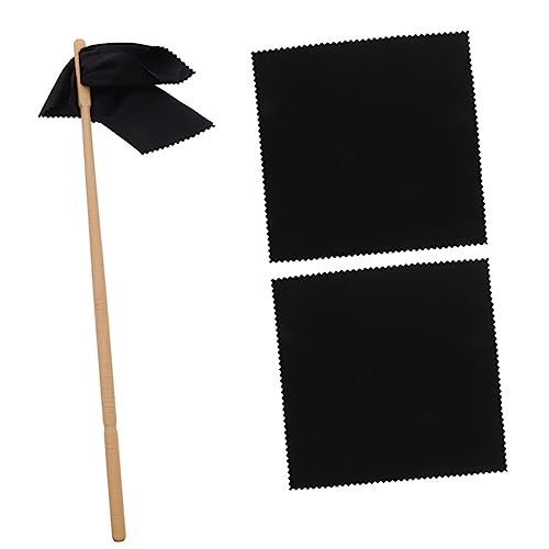 Toyvian 2 Sets Flute Maintenance Kit Clarinet Cleaning Cloth Flute Swab Rod Musicians