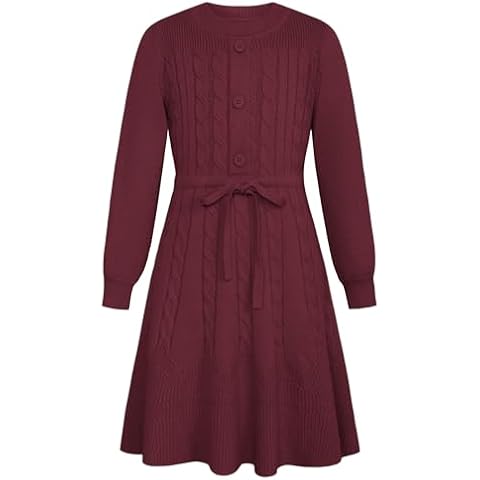 GRACE KARIN Long Sleeve Puff Dress for Girls Cover