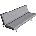vidaXL Sofá Cama Salón Oficina Gris Claro Asiento Sillón Mueble Lounge Banco
