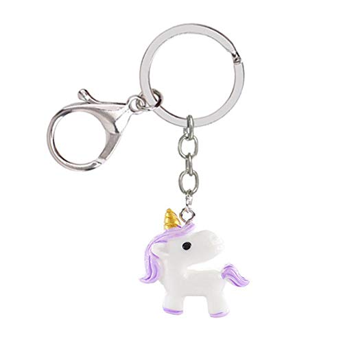 Preisvergleich Produktbild XHNNI Schlüsselanhänger, Regenbogen-Pfery-Anhänger, Legierung, langlebig, Schlüsselanhänger für Taschen-Anhänger, Zubehör, Schlüsselanhänger, Blau, violett (Violett) - MP9WEAO1QE