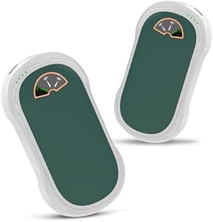 Hand Warmer Rechargeable, 2 Pack Magnetic 10000 mAh Electric Hand Warmer, Suitable for Winter Outdoor Camping and Hunting, Warm Gift for Children Men and Women