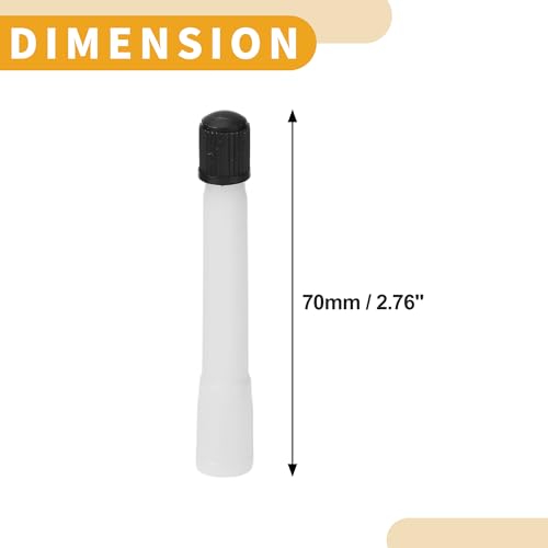 Image of 10pcs 70mm Tire Valve Extension Universal Plastic 180 Degree Tyre Valve Inflation Adapter for Car Motorcycle RV Truck Bike