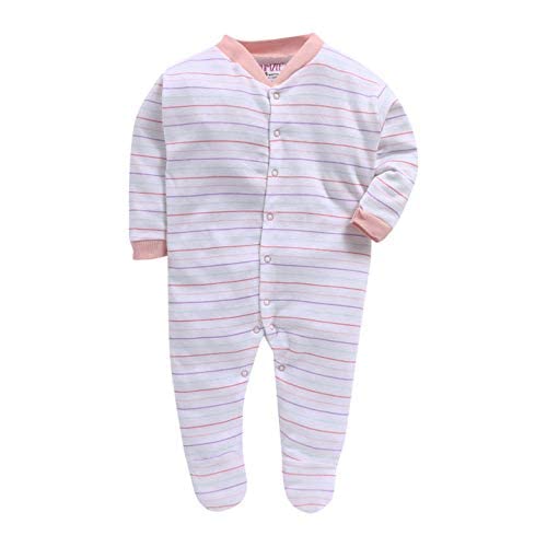 Image of Pooja Baby Rompers Sleepsuit Kid's Cotton All Over Print Night Suits Pack of 3