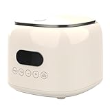 2.5L Rice Cooker Low-sugar Rice Cooker With Steaming Basket Dual 304 Stainless Steel Inner Pots Multi-functional Rice Maker High-end Stylish and Durable Design Featuring Auto-clean and Quick Cook Modes (White)
