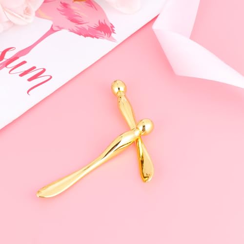 DIYEAH 2pcs Gold Eye Massage Sticks Alloy Eye Cream Roller Facial Skin Care Tools for Wrinkle Reduction - Image 7