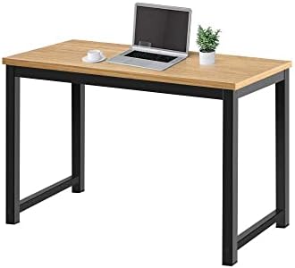 Coral Flower Modern Simple Style Computer Desk, PC Laptop Study Table, Office Desk, Writing Desk, Workstation for Home Office