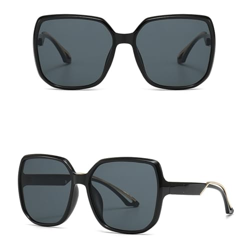 Lunettes de soleil surdimensionnées pour femmes et hommes élégantes style punk vintage