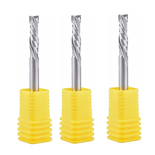 Fraise à bois en carbure premium 4 x 17 mm à coupe verticale haute précision
