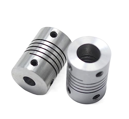 Rigid coupling,Stainless steel rigid coupling 3pcs 6 * 10mm CNC Motor Shaft Coupler Flexible Coupling OD 18x25mm