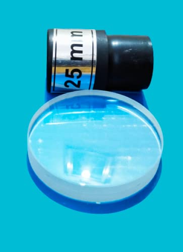 DWIJ Anand traders telescope making kit with with 50mm achromat doublet lens and 25mm eyepiece,28x magnification.