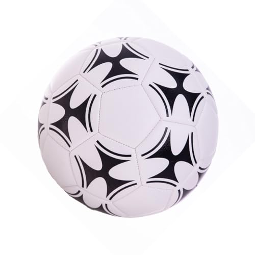 MXRGUMVI Balón de fútbol profesional, tamaño 5, para entrenamiento, deportes al aire libre, accesorios para estudiantes, color blanco y negro