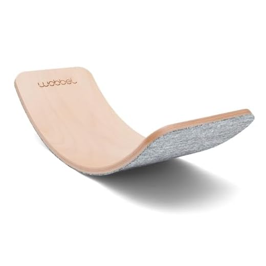 Balance Board et Wobbel Board : travaillez votre équilibre avant de monter sur un paddle 27 WOBBEL - Starter - Jeu d'équilibre en bois - Naturel/Baby Mouse