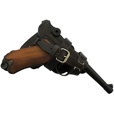 warreplica Paratrooper German P08 Luger Brown Leather Holster Fallschirmjager Holster Cover