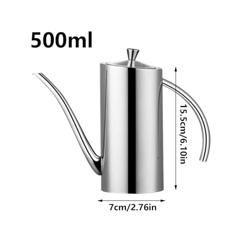 Botella vertedora de almacenamiento de 500 ml con boquilla especial para cocina 6