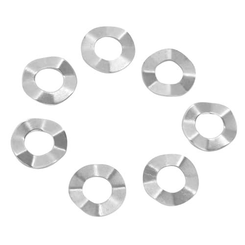 Agatige Rondelles Metal INOX M10, Rondelle Incurvée, Rondelles à Ressort en Acier Inoxydable, Rondelles à Ressort, Outils de Verrouillage(M10)