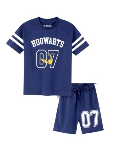 Image of Nap Chief Kids Cotton Official Harry Potter Co ord Set for Boys & Girls, T Shirt and Shorts for Casual Wear