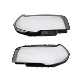 Fronimo Headlamp Lens Covers Compatible with BMW X3 E83 2004-2010 Pair Headlamp Headlight Lens Cover Clear Black