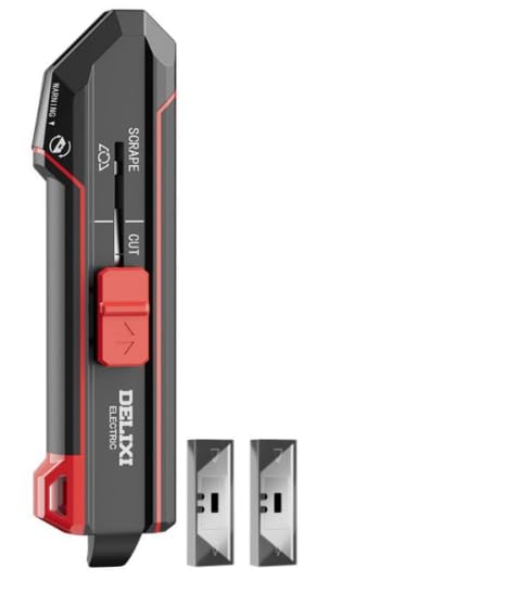 YICH 4 en 1 Cúter profesional con 10 cuchillas trapezoidales de acero al carbono SK5 Cúter para moquetas Cúter profesional Cúter combinado con pala Cúter universal