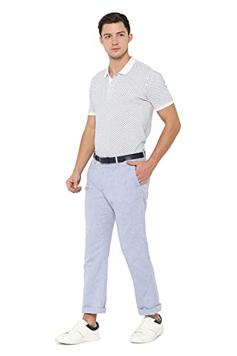 Image of Allen Solly Mens 4 Pocket Slub Trousers