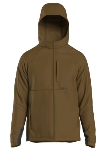 Image of Orvis Pro Lightweight Softshell Hoodie and Pullover for Men - Athletic Shell with DWR Finish, Breathable, Adjustable Hem