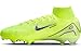 Nike Men's Mercurial Superfly 10 Elite High Top Football Boots for Normal Lawn High Top Football Boots, Volt Black, 7.5