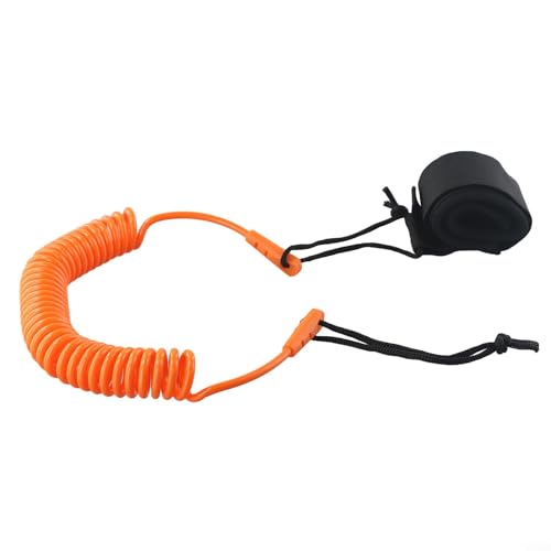 Correa SU P de 10 pies para remo y surf, diseño ligero y flexible (naranja)