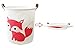 BOOHIT Storage Baskets,Canvas Fabric Laundry Hamper-Collapsible Storage Bin with Handles,Toy Organizer Bin for Kid's Room,Office,Nursery Hamper, Home Decor(Fox)