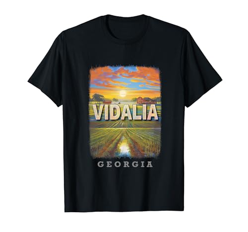 Vidalia Georgia GA Sweet Onion Fields SD590 T-Shirt -  Vidalia Georgia Sweet Onion Fields, 6AADYZA03DC