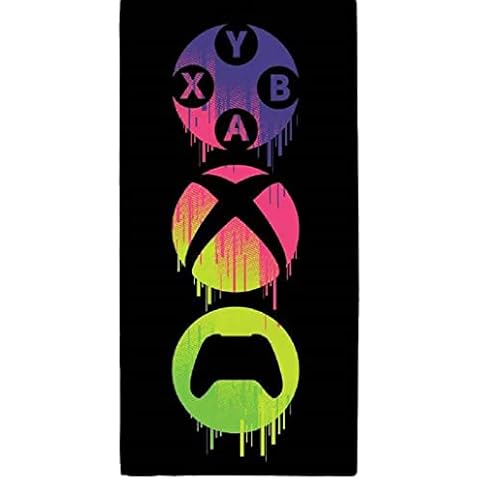Xbox Beach Bath Towel 100% Cotton - LIMITED EDITION Gamer Gift Cover