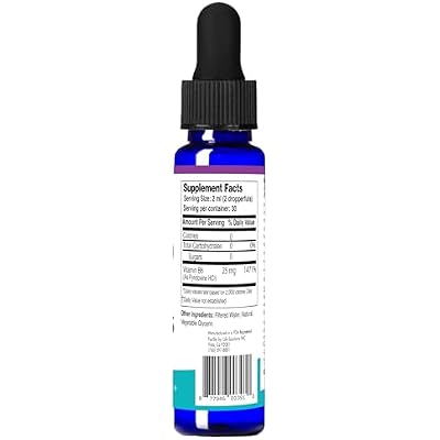Life Solutions Vitamin B6 Pyridoxine HCI - B Vitamins Supplement, B6 Vitamins 25mg,- Essential B6 Supplement for Metabolism, Energy, and Nervous System Support 2oz Liquid Dropper