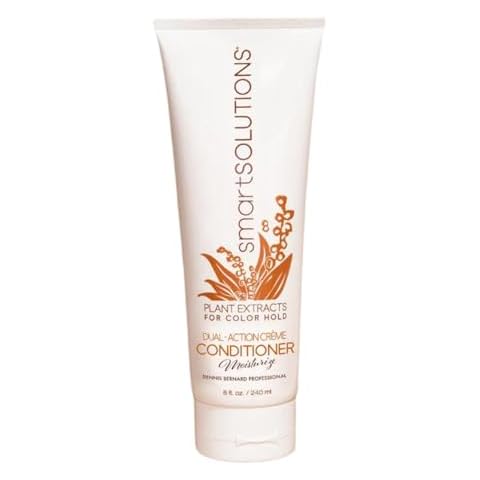 smartSOLUTIONS Dual-Action Creme Conditioner | Sulfate, Paraben & Sodium Chloride Free | Color Safe & Chemically Treated Hair Safe (8 fl oz) Cover