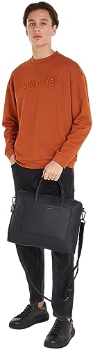 Calvin Klein Herren DIAGONAL Laptop Bag K50K510552 Laptoptasche, Schwarz (Ck Black) – Bild 4