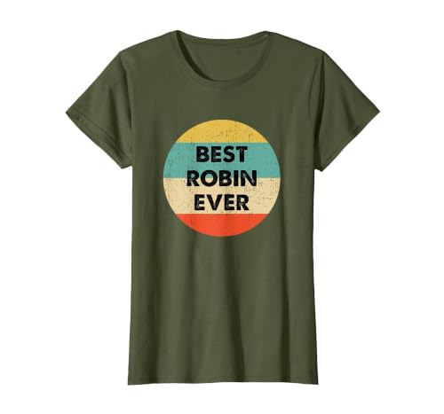 Robin Name T-Shirt, Women, Olive Green, 3X-Large