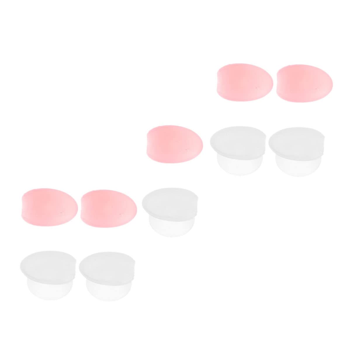 TOVINANNA 10pcs Lip Brush Protector Covers Silicone Brush Covers Lip Covers Protective Covers Holder Protector Head Cover