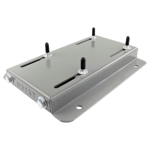 compressor-source 213T Frame Electric Motor Base Mount Adjustable Slide Plate Universal Mounting Cover