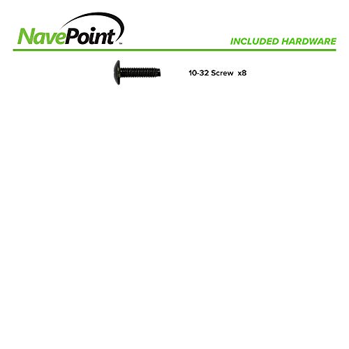Image of Navepoint 6U Blank Rack Mount Panel Spacer with Venting for 19-Inch Server Network Rack Enclosure Or Cabinet Black
