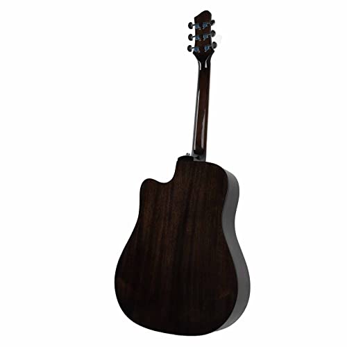 Guitare Acoustique en épicéa Miroir et Acajou 41 Guitare Folk avec Chiffon de Nettoyage (Couleur rétro) - Les Beatles, Paul McCartney, John Lennon, RIngo Starr, George Harrison Guitare Acoustique en épicéa Miroir et Acajou 41 Guitare Folk avec Chiffon de Nettoyage (Couleur rétro) – Image 4