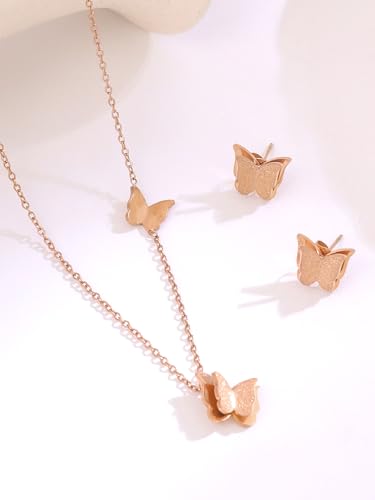 Image of Yellow Chimes Necklace for Women | Fashion Rosegold Plated Necklace for Girls | Infinity Charm Pendant Chain