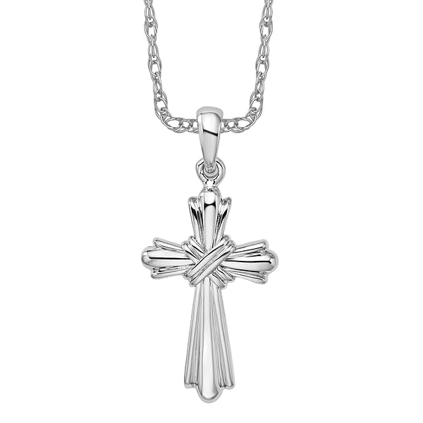 IceCarats 925 Sterling Silver x Budded Holy Cross Necklace Religious Chain Pendant Jesus Christ Christian Charm2