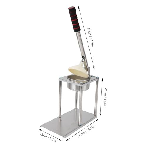 Presse-Agrumes Manuel Multifonctionnel en Acier Inoxydable, Presse-Citron Manuel Commercial pour Citron Vert, Agrumes avec Tasse, Presse-Agrumes pour Pamplemousse – Image 3