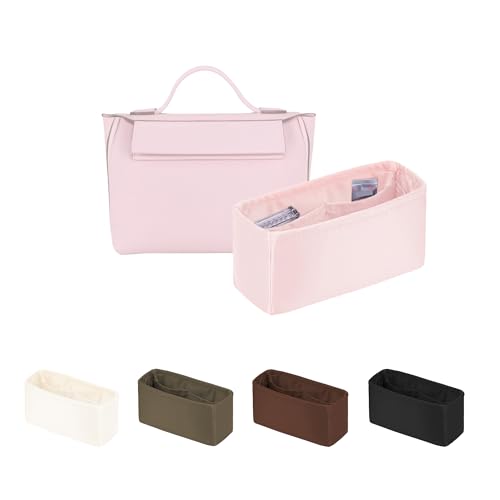 KINGS IN BAG Satin Purse Organizer for 24/24 29, Pink