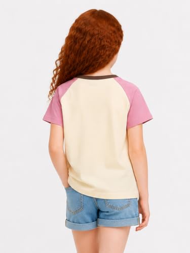 Image of LittleSpring Kids Short Sleeve Graphic T-Shirt 100% Cotton