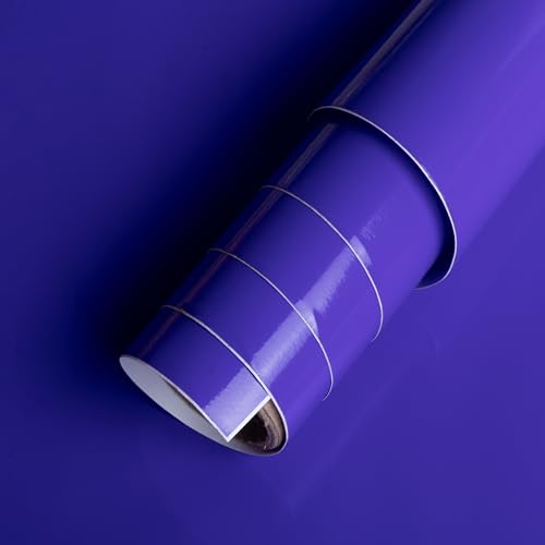 Image of Itsy Bitsy Vinyl Glossy Purple 12inch X 2ft 1 Roll| for Home Kitchen Countertop, Cabinet Furniture, Oil Proof, Table Top, Wall, Car Wrap Sheet, Wallpaper, Waterproof Vehicle Sticker