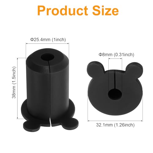 Œillets muraux en silicone pour boucher les trous de perçage et guider un câble Ethernet - 3