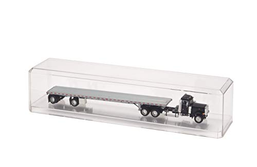 Pioneer Plastics 633C Clear Acrylic Display Cases For 1:64 Scale Trucks, 15.625" W X 3.5" D X 3" H (Mailer Box) #TOP3
