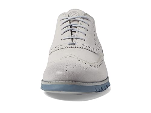 Image of Cole Haan Men's Zerogrand Wingtip Oxford, Harbor Mist China Blue, 12